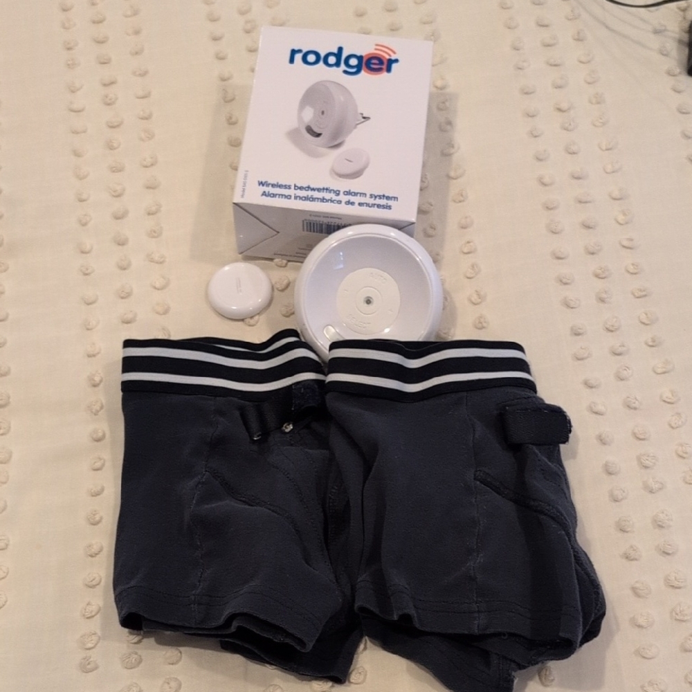 Kids' Navy Boxer Briefs with Alarm System
